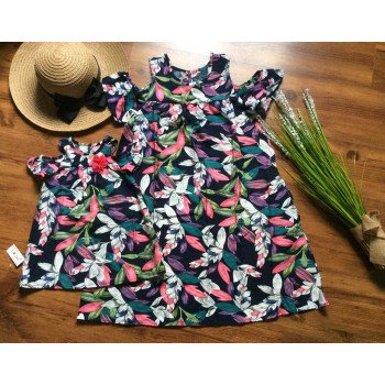 Váy tơ đũi tay trễ dún ngực size đại S -L